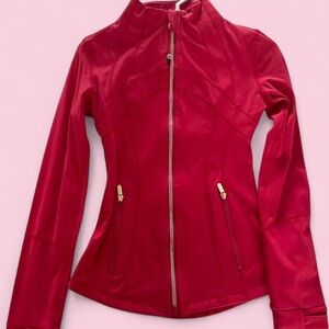 Red lululemon define jacket